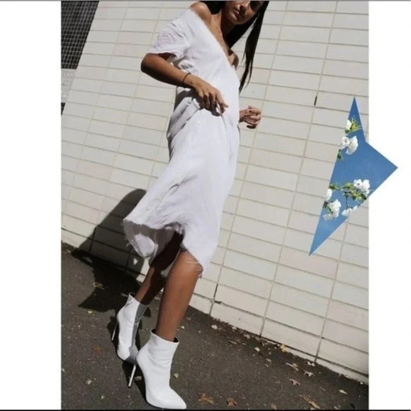 Tony Bianco Freddie Bootie in White Capretto - Picture 13 of 16